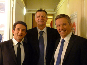 Avec Jean LASSALLE et Nicolas DUPONT AYGNAN